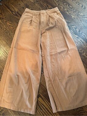 Idem Ditto Wide Leg Trousers in Dusty Peach